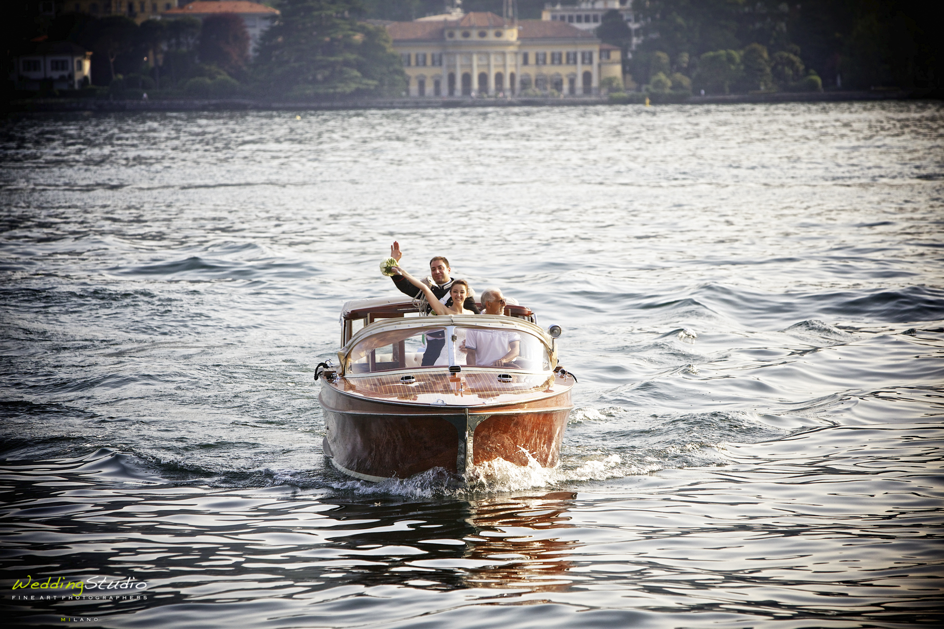 motoscafo per matrimonio