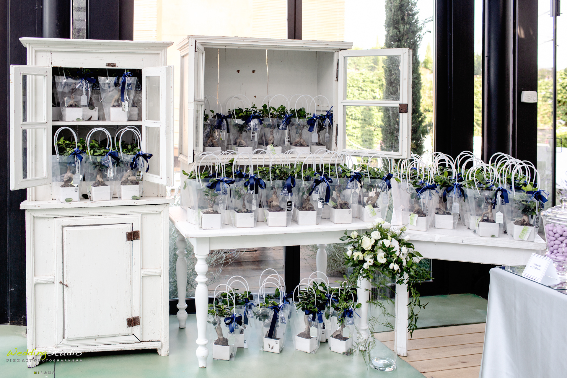 bomboniere matrimonio blu
